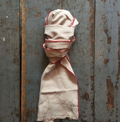 Apolis Global Citizen 100% Italian Matteo Milled Linen. Marrow stitch edges OS