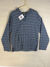 Kamhilos Hoodie Mens Large Pocket Sweater Poncho Mexico 100 Recycled Cotton