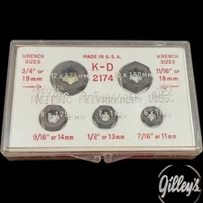 VINTAGE K-D Tools 2174 Metric Hex Rethreader Die Set USA Thread Repair Kit