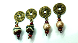 Coin, bead and pearl jewelry making, belly dance, tribal belly dance, kuchi, 