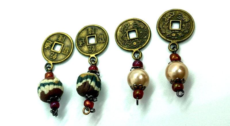 Coin, bead and pearl jewelry making, belly dance, tribal belly dance, kuchi, 