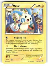 Minun 48/113 Uncommon Legendary Treasures Pokemon Lightly Played on eBay