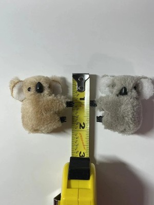 2 Koala Bear Plush Clip On Pencil Huggers Australia Wildlife SUPER CUTE!