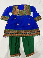 Embroidered Kuchi Dress Afghan Traditional Outfit Girls Size 2