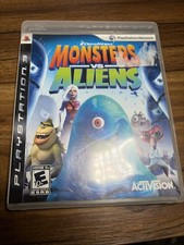 Monsters vs. Aliens (PlayStation 3, PS3)  *Complete CIB - Untested
