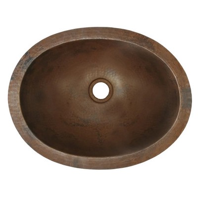 Native Trails CPS238 Baby Classic Mount Bathroom Sink, Antique Copper - Vessel S
