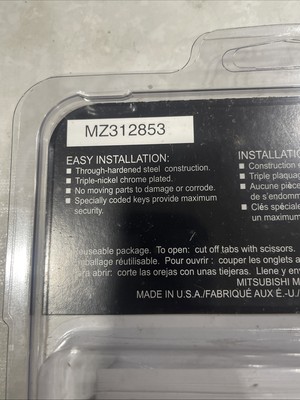 Genuine Mitsubishi Lancer EVO Sportback Wheel Locks MZ312853 for