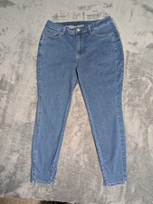 Nova Blue Women's Jeans Tapered Leg Size 2XL Blue Measurements In Description