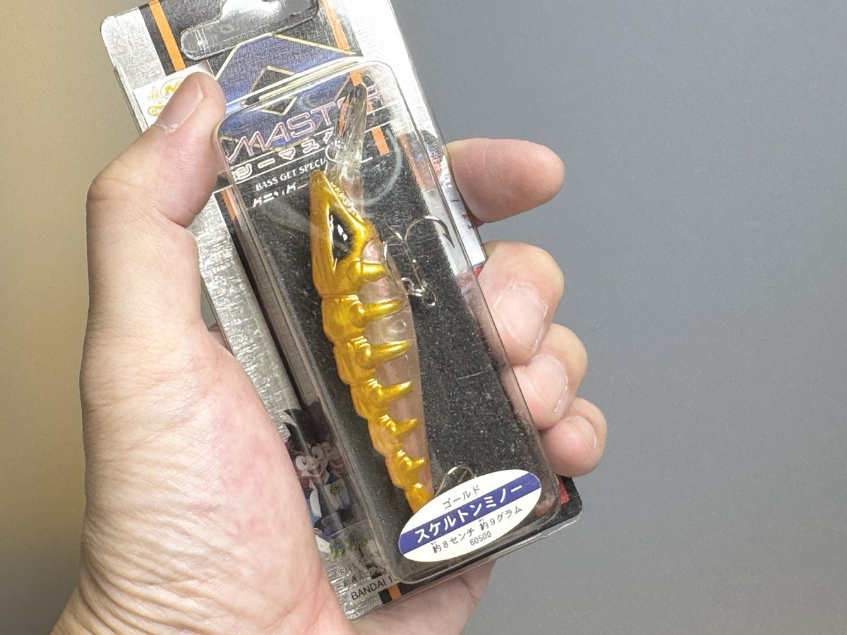Super Fishing Grander MUSASHI G-master Lure Skeleton Minnow Gold