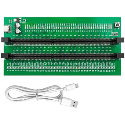 DDR3 Memory Diagnostic Tester Card with LED Indicators for Desktop PCs