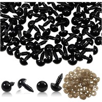 Sicherheitsaugen Kunststoff 10Mm Puppenaugen 50 StüCk Schwarz Puppen ZubehöR