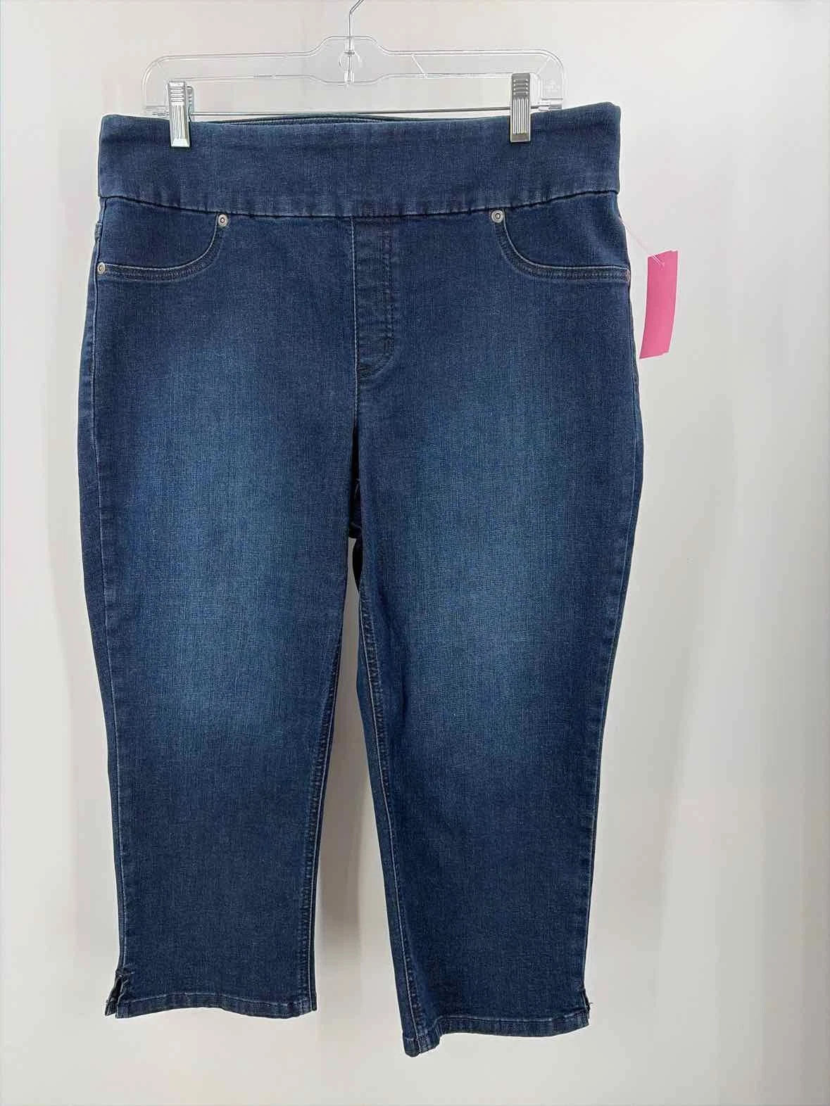 Pre-Owned Chico's Navy Size 2/Large Capri Pull On Pants