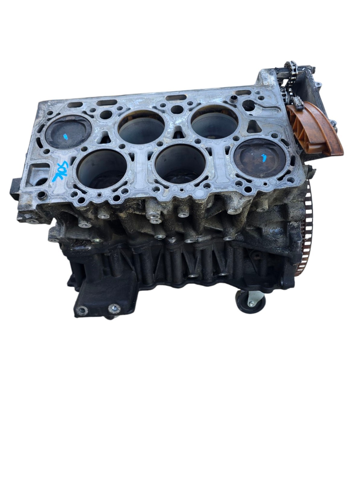 03-12 Bentley Continental GTC Flying Spur 6.0L Engine Motor Block OEM 52k