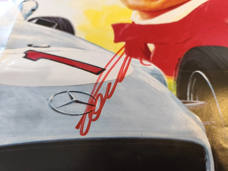 Original Autogramm Niki Lauda, Rennplakat Oldtimer GP Salzburgring 1992, 60x84cm - Bild 2 von 4