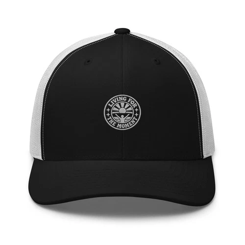 Living for the Moment Trucker Cap Unisex - product listing photo