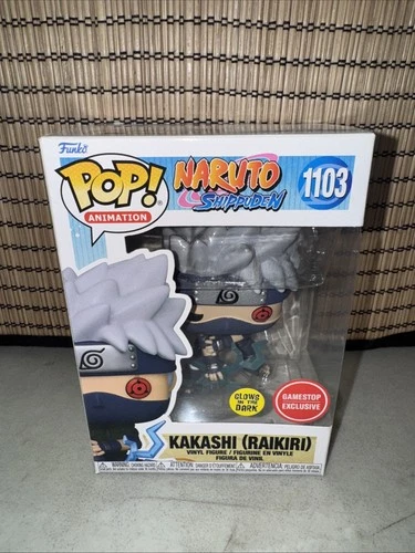 Funko Pop! Naruto Kakashi (Raikiri) (Glows) (GameStop) #1103 Vinyl Figure