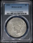 1923-P $1 Peace Silver Dollar PCGS AU 55