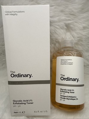 The Ordinary Glycolic Acid 7% Exfoliating Toner 240ml / 8.1fl.oz - NIB