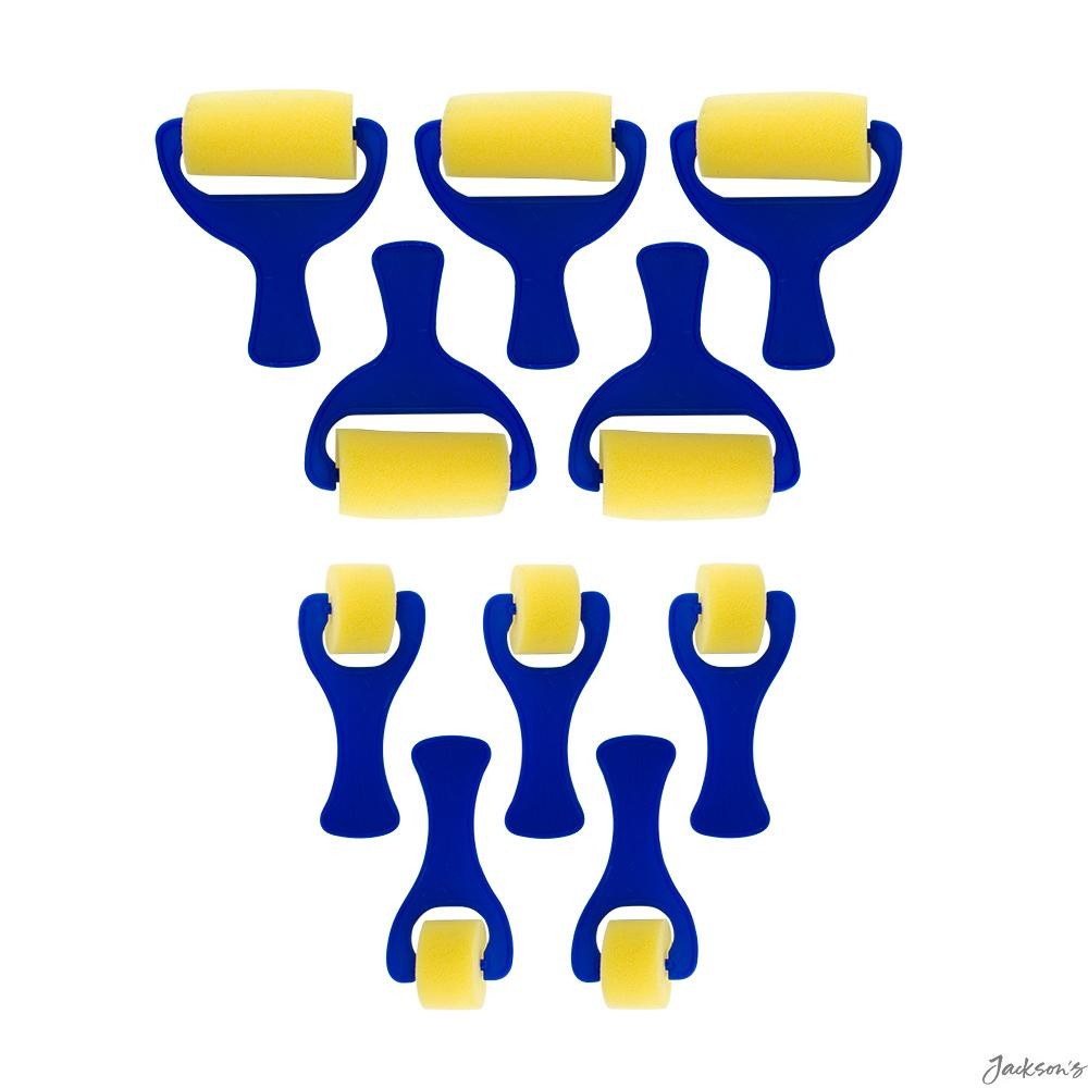 Jakar Sponge Rollers Foam 2.5cm 7.5cm Pack Of 10 For Paint Craft