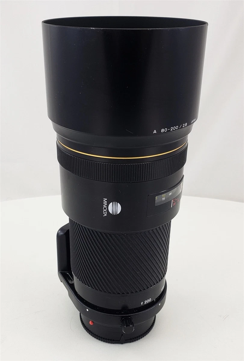 AF APO TELE ZOOM 80-200 MINOLTA ケース付き AF APO TELE ZOOM 80-200