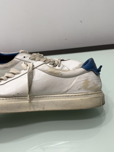 Givenchy Urban Low Sneaker (uomo) taglia 12 US/45EU bianco/blu invecchiato - Foto 18 di 24