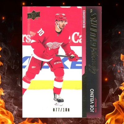 2021-22 Upper Deck Series 1 Joe Veleno Young Guns Exclusives /100 #212