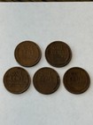 1942 P-D and 1946 P-D-S LINCOLN WHEAT CENTS ( LOT of 5)  **FREE SHIPPING** — photo 2