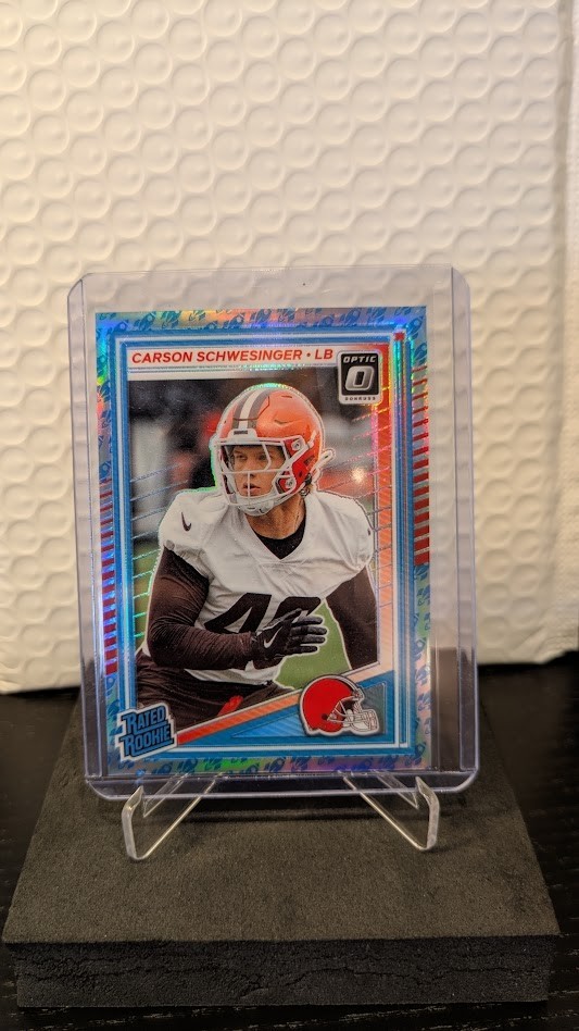 2025 Panini Donruss Optic - Rocket Emoji - Carson Schwesinger #217 (RC)