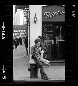 '68 Cafe Bizarre Dance Club 70s Village Manhattan NYC Old 35mm Photo Negative D1