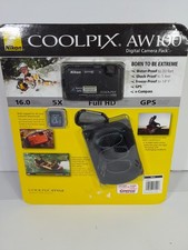 Nikon COOLPIX AW100 Digital Camera LOT SEALED RARE COSTCO BUNDLE NIB Vtg