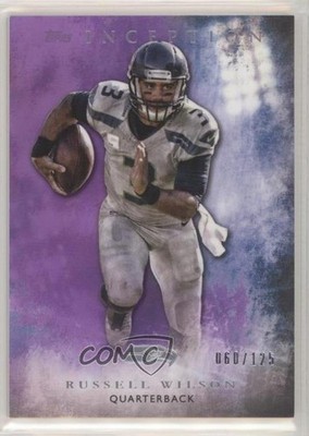 2015 Topps Inception Purple 60/125 Russell Wilson #50 3lz