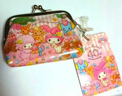 Sanrio My Melody 40th Anniv. Pink Coin Purse Multi Case G Prz. MIB!