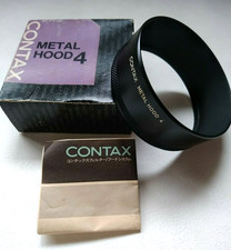 NEAR MINT in Box Contax Metal HOOD 4 Genuine From Japan