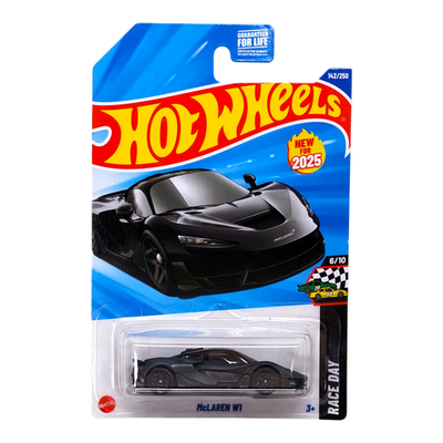 HOT WHEELS McLaren W1 Grey HW Race Day Mainline JBC17 2025 | eBay