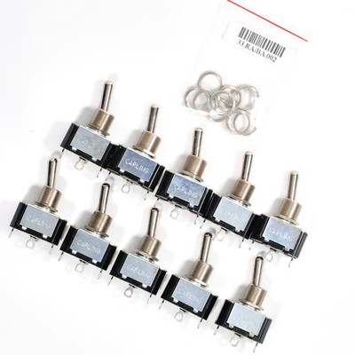 (Lots of 10) Carling SPDT Toggle Switch 10A 250VAC 15A 125VAC 3/4HP