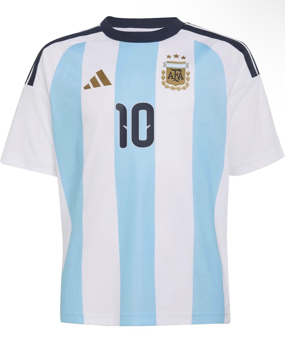 Argentina Adidas Home 2026 Kids Size Large, (Lionel Messi 10)