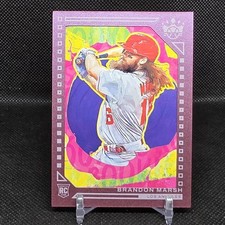 Brandon Marsh 2022 Panini Diamond Kings #157 Rookie Framed Plum