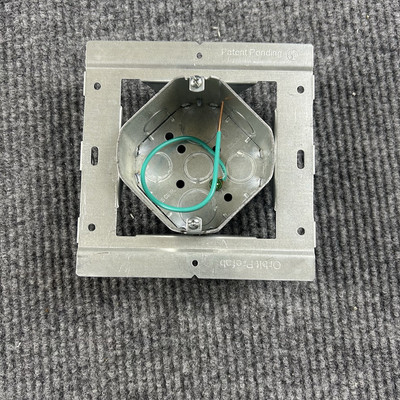 Orbit UMAB-4R 4  4/0 2 1/8  Deep Octagon Box W/ Adjustable Adapter Plate - 8 Pcs