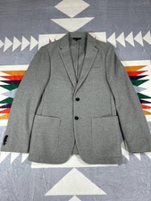 Banana Rebublic Sport Coat Mens 40 R Slim Fit Gray Cotton Unlined