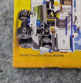 LEGO Mars Mission 7648 MT-21 Mobile Mining Unit Instruction Manual 2008 Original