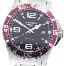 Orologio Uomo LONGINES Hydro Conquest L3.640.4 Data Quadrante Viola Quarzo_943705