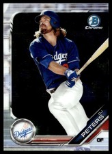 2019 Bowman Chrome Prospects DJ Peters Los Angeles Dodgers #BCP-124