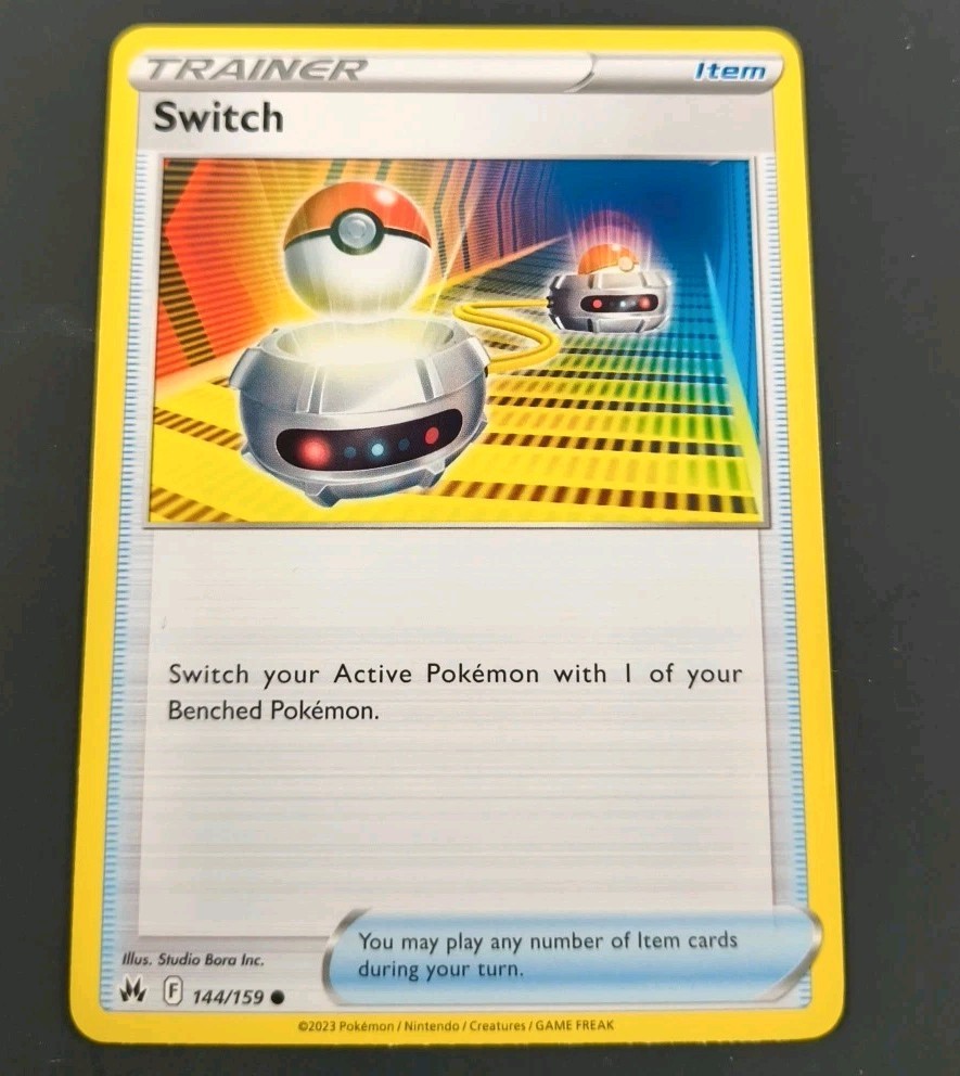 Pokemon Crown Zenith Switch Uncommon Trainer Card 144/159 NM
