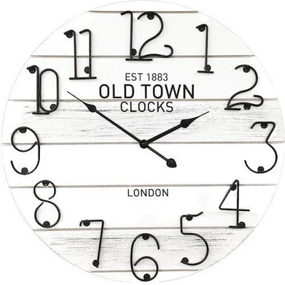 Technoline Wanduhr Old Town 776043 Ø 50 cm  Wanduhr
