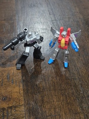 Hasbro Transformers Starscream And Megatron 2'' Inch Mini-Fig Lot Of 2 Decepticon