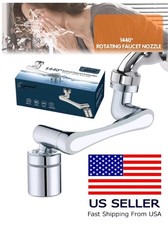 New 1440  Swivel Faucet-Extender Sink Aerator,2 Mode Splash Filter With Adjustab