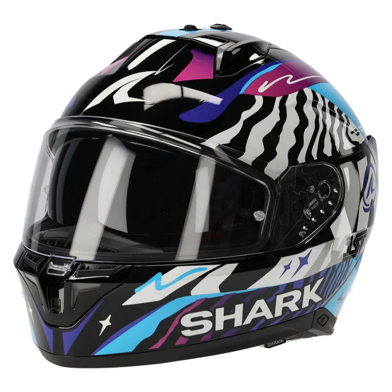 Shark Skwal i3 Speed Fancy Black White Blue, photo 2 of 7