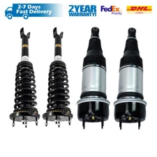 4X Front Rear Air Shock Struts w/ Electric For Jaguar XJ XJR X351 RWD 2010-2019