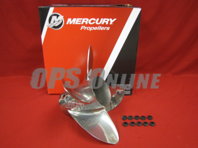 ラスト1完売再製作◎H.P PIVOT◎10inch Mercury Bravo I XS Pro Finished Propeller 48-831914L80 15.25 X 27