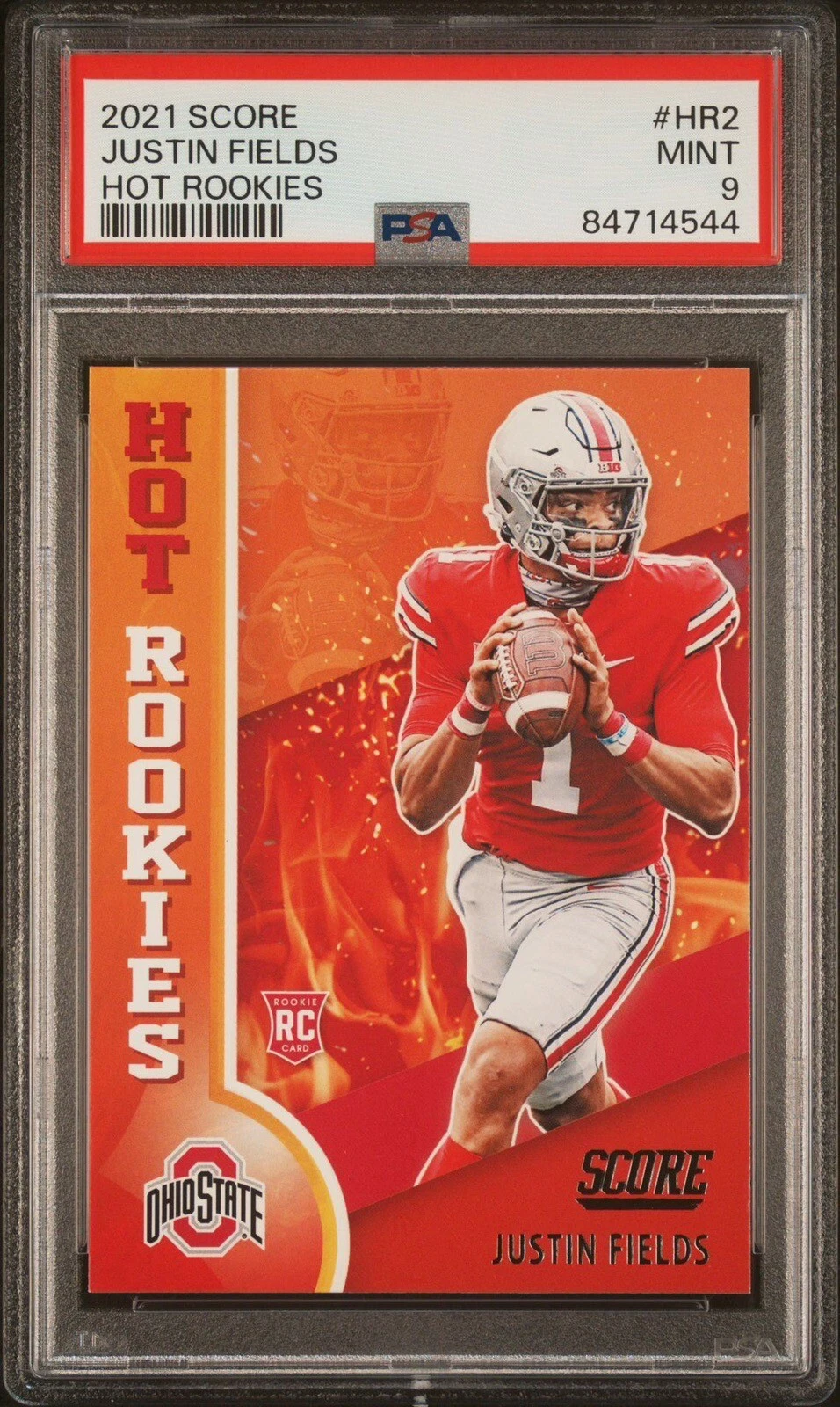 Justin Fields Panini Score Hot Rookies #HR2 Base
